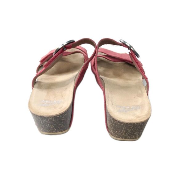 Dansko Women's Susie Red Milled Nubuck Sandal Size 40 EU | 9.5-10 US - Picture 4 of 8